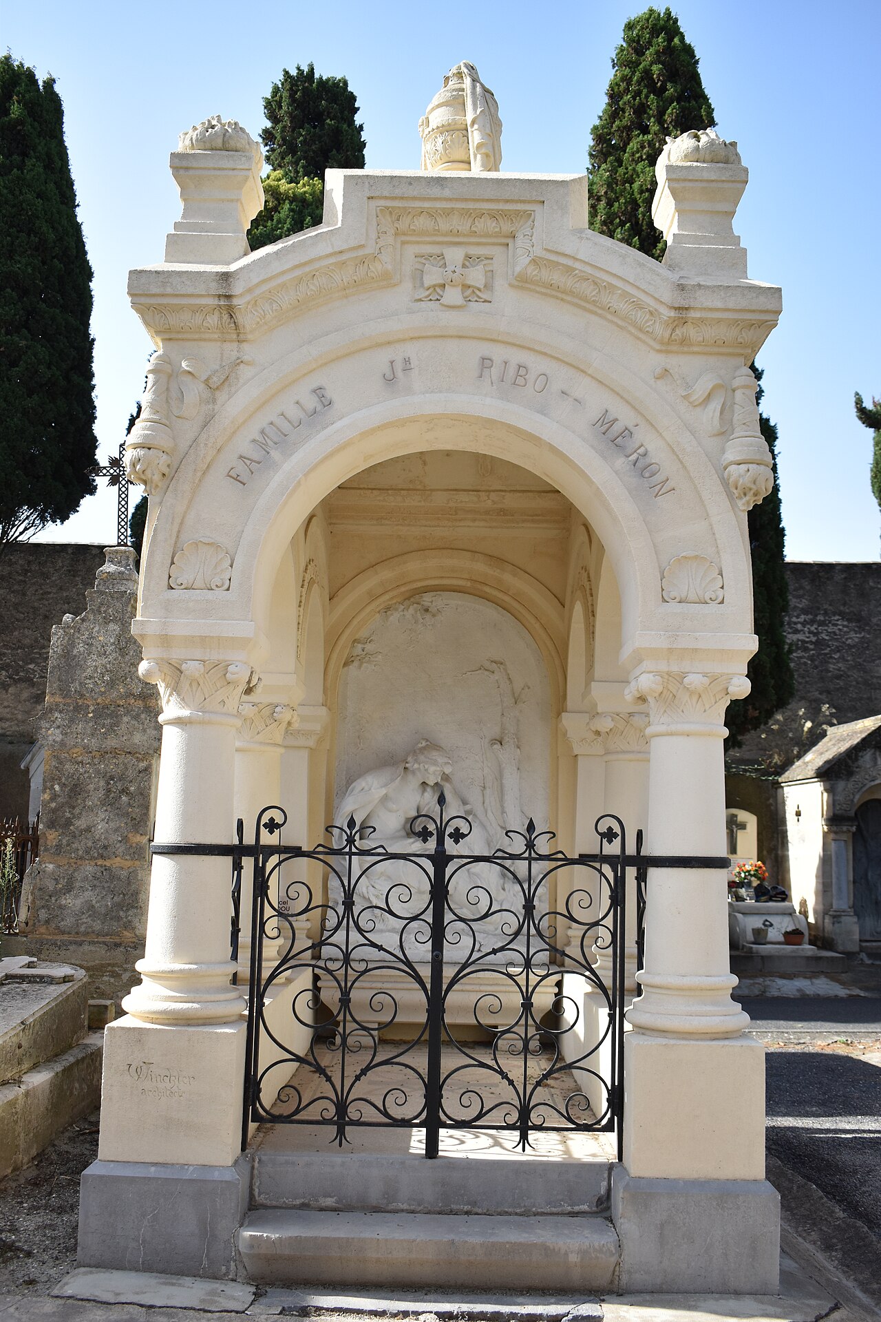 Grave of Ribo - Méron by Jean Antoine Injalbert