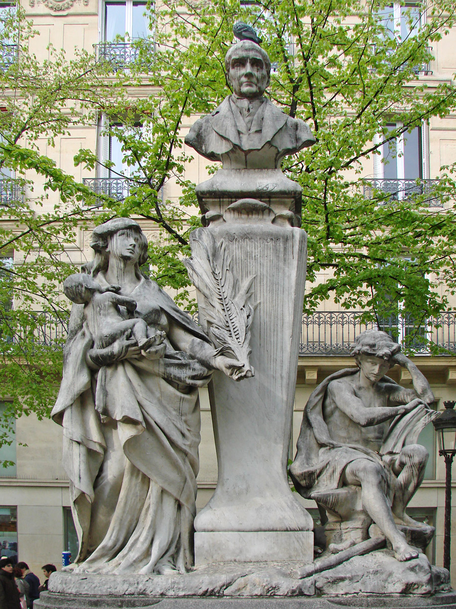 Monument to Auguste Comte by Jean Antoine Injalbert