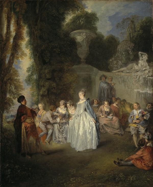Fêtes Vénitiennes by Jean-Antoine Watteau