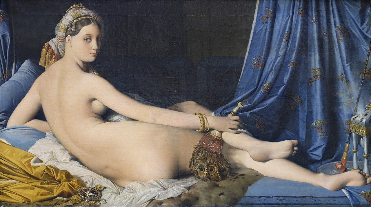 Grande Odalisque by Jean-Auguste-Dominique Ingres