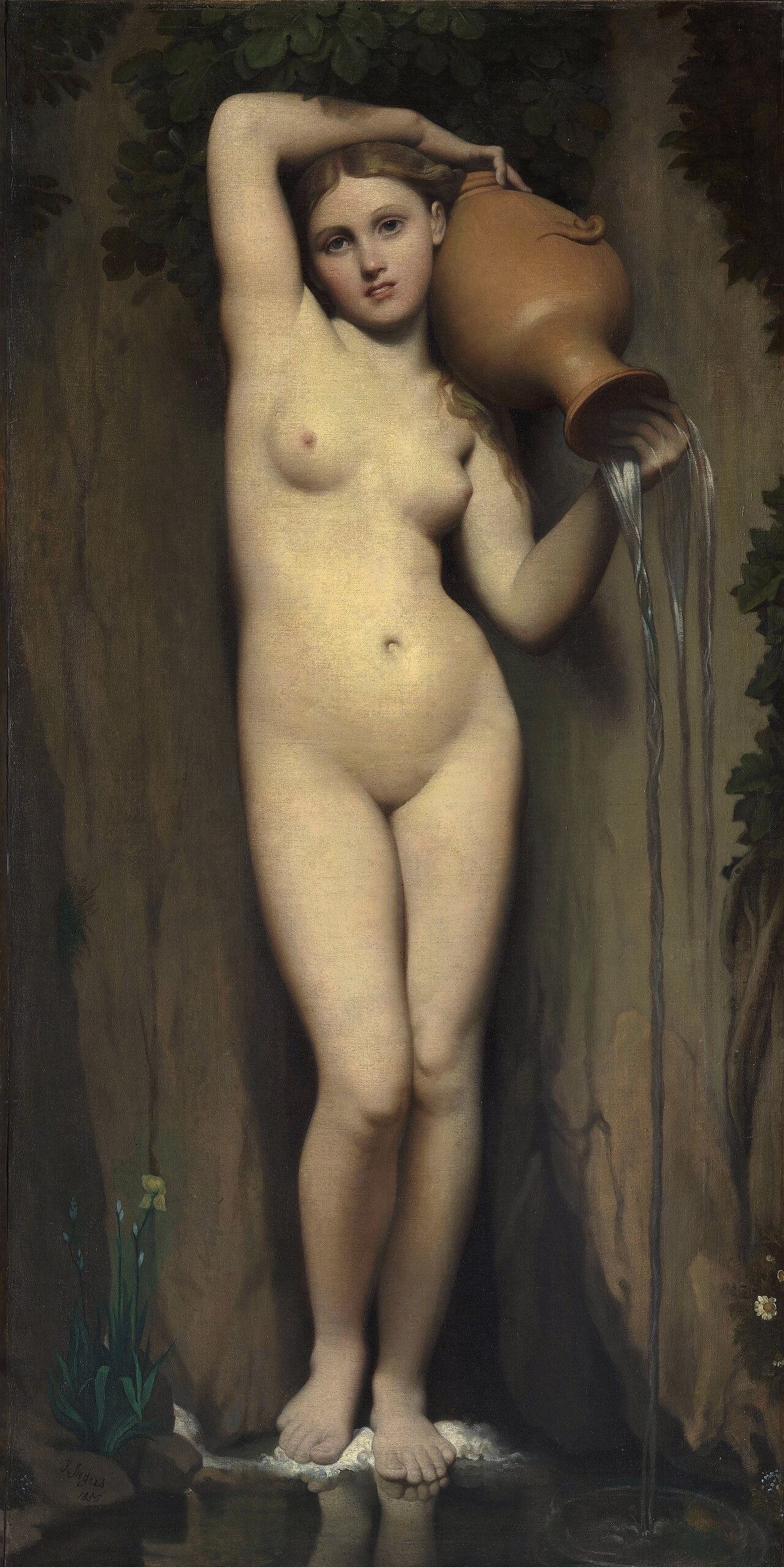 The Source by Jean-Auguste-Dominique Ingres