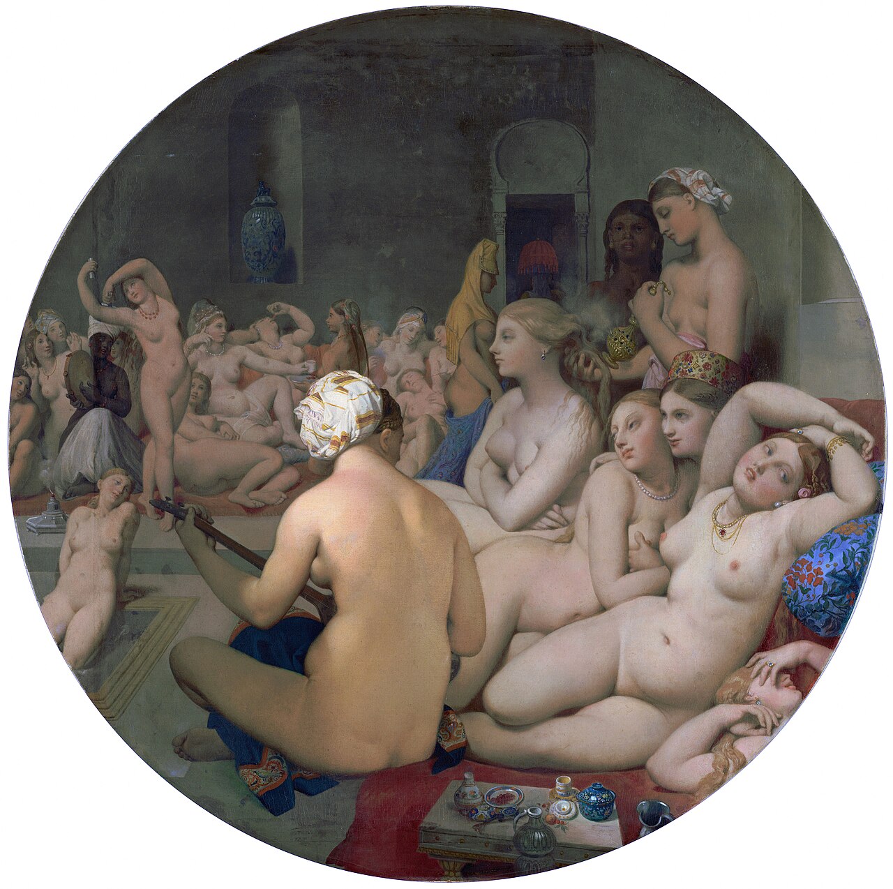 The Turkish Bath by Jean-Auguste-Dominique Ingres