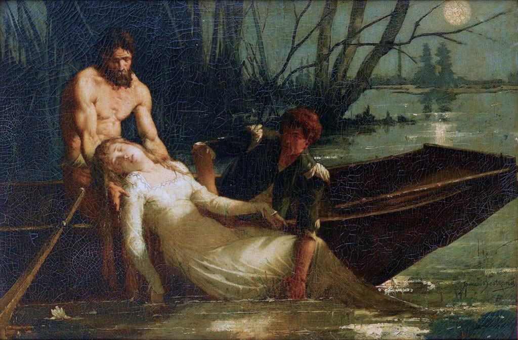 Christians Removing the Bodies of Martyrs from the Tiber by Jean-Baptiste Bertrand