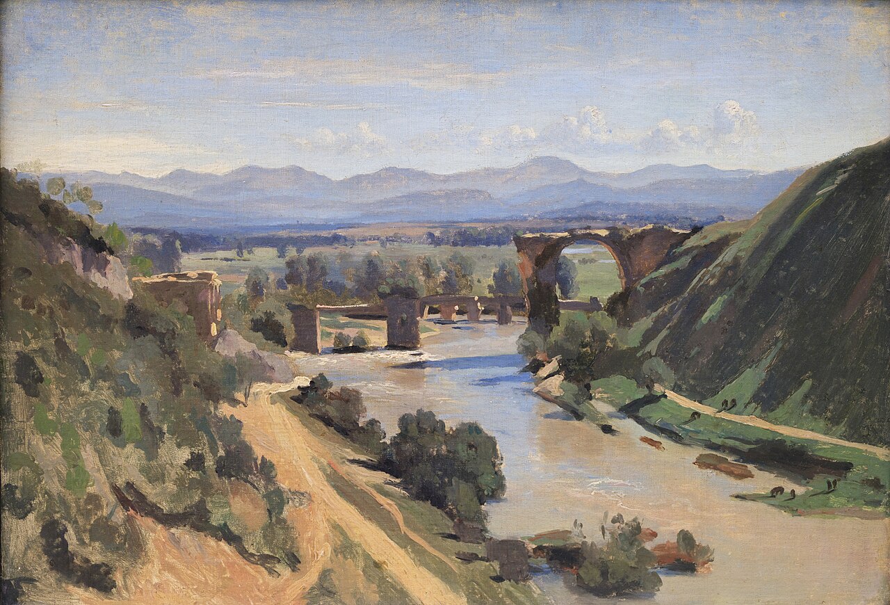 The Bridge at Narni by Jean-Baptiste Camille Corot
