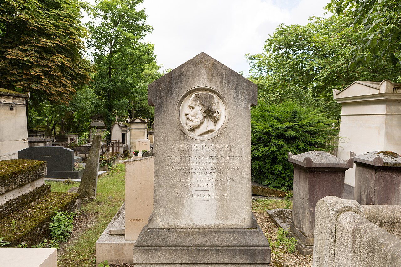 Grave of Paccard by Jean-Baptiste Claude Eugène Guillaume