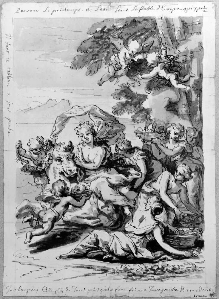 Europas bortrövande by Jean-Baptiste Corneille