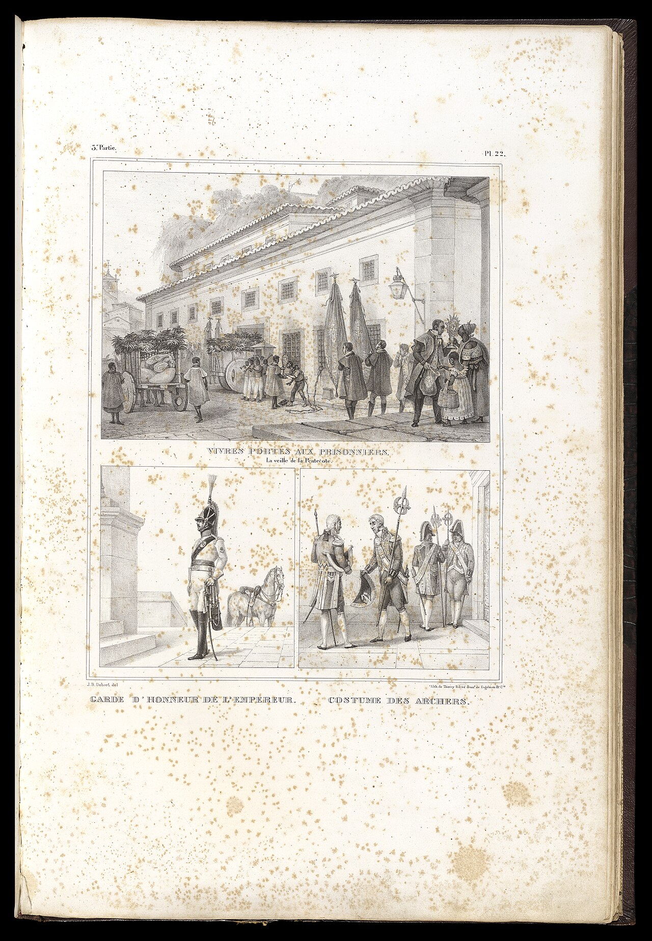 Garde d'honneur de l'empereur by Jean-Baptiste Debret