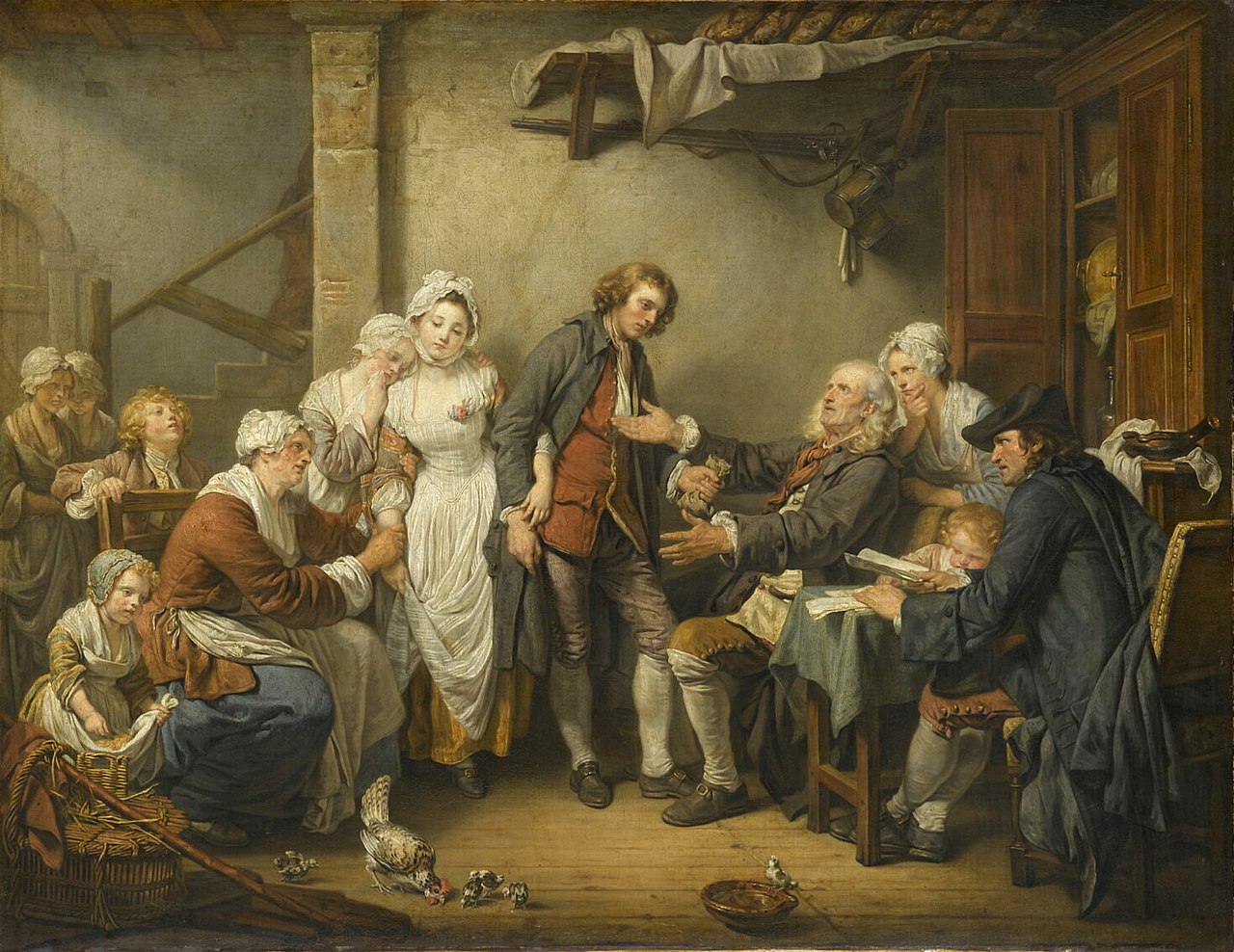 The Village Bride by Jean-Baptiste Greuze
