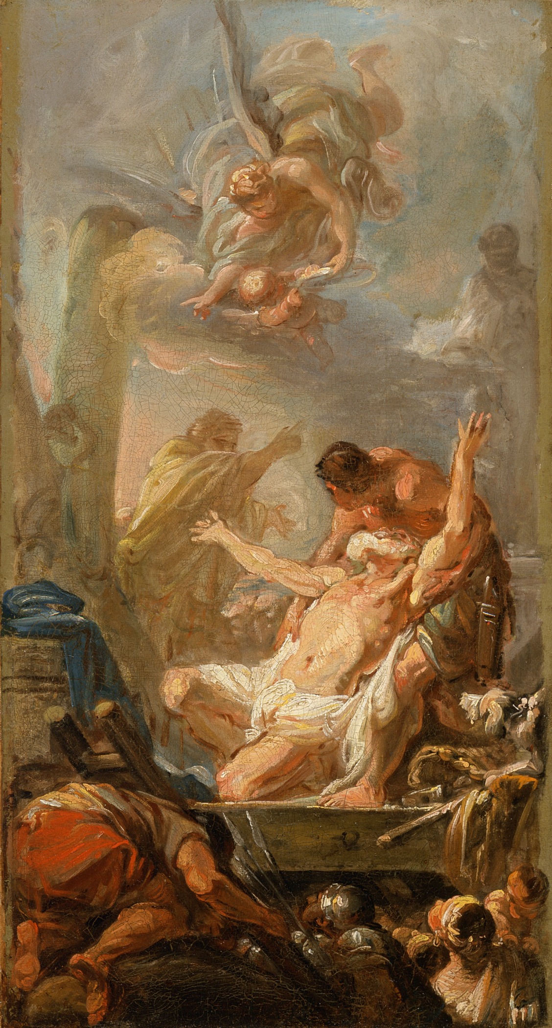 Scene from the Martyrdom of St. Andrew by Jean-Baptiste-Henri Deshays