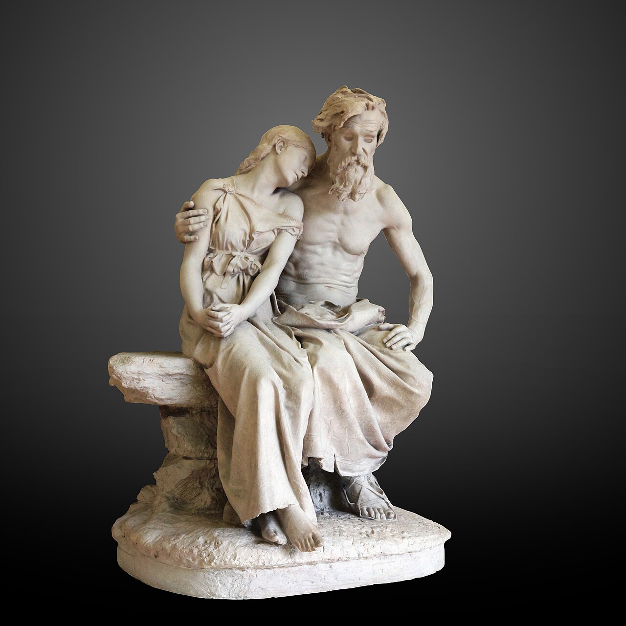 Oedipus at Colonus by Jean-Baptiste Hugues-MG 1116 by Jean-Baptiste Hugues