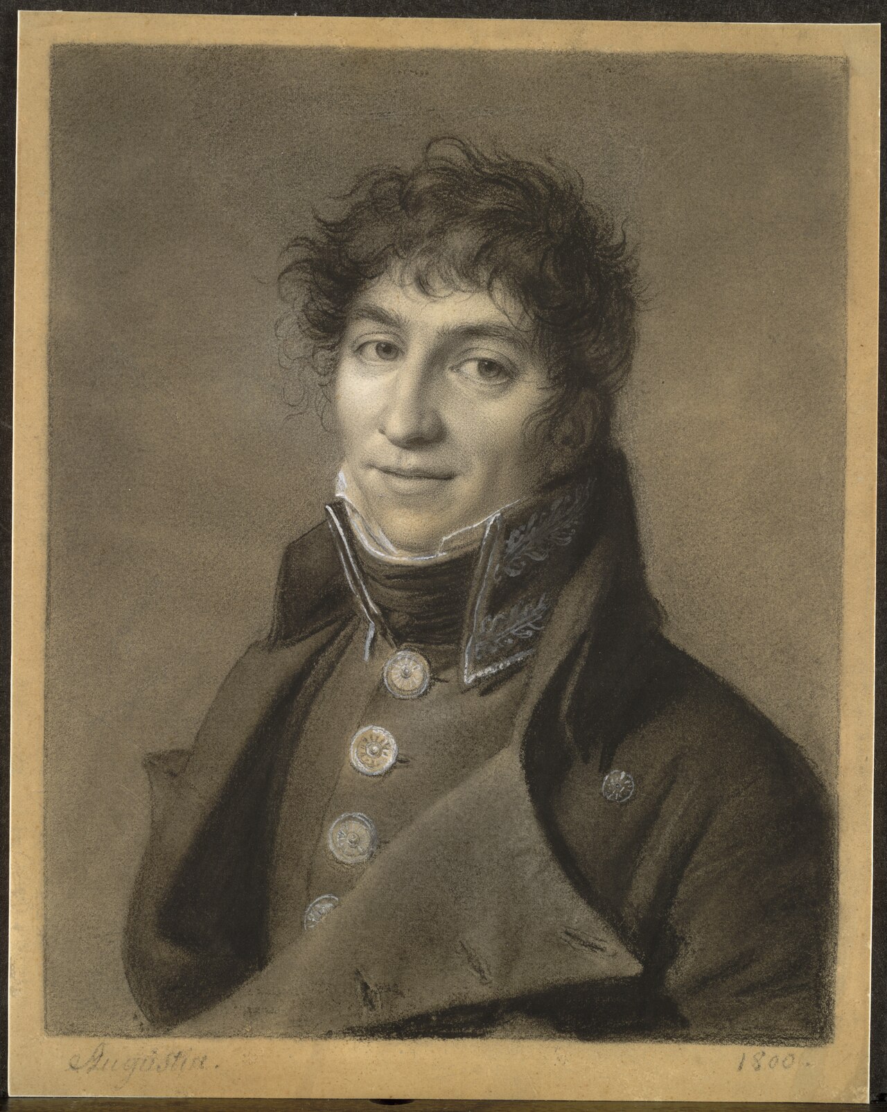 Portrait of a Man by Jean-Baptiste Jacques Augustin