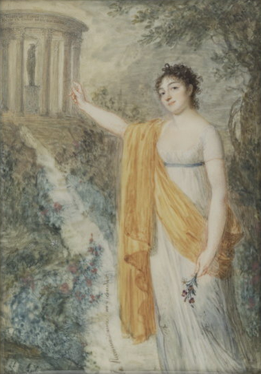 Portrait of Fanny Charrin (1781-1854) by Jean-Baptiste Jacques Augustin