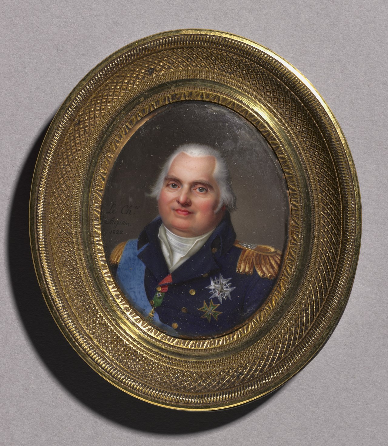 Portrait of Louis XVIII by Jean-Baptiste Jacques Augustin