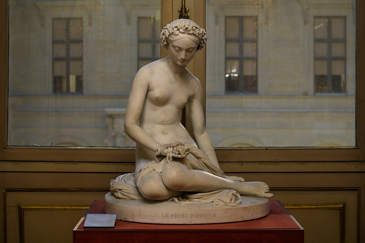 A difficult choice by Jean Baptiste Joseph Debay