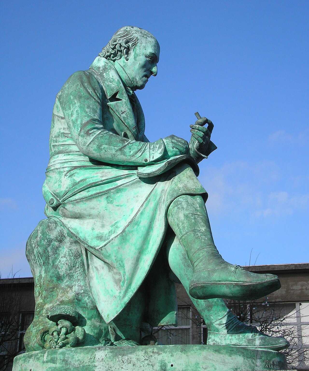 Statue of René Castel by Jean Baptiste Joseph Debay