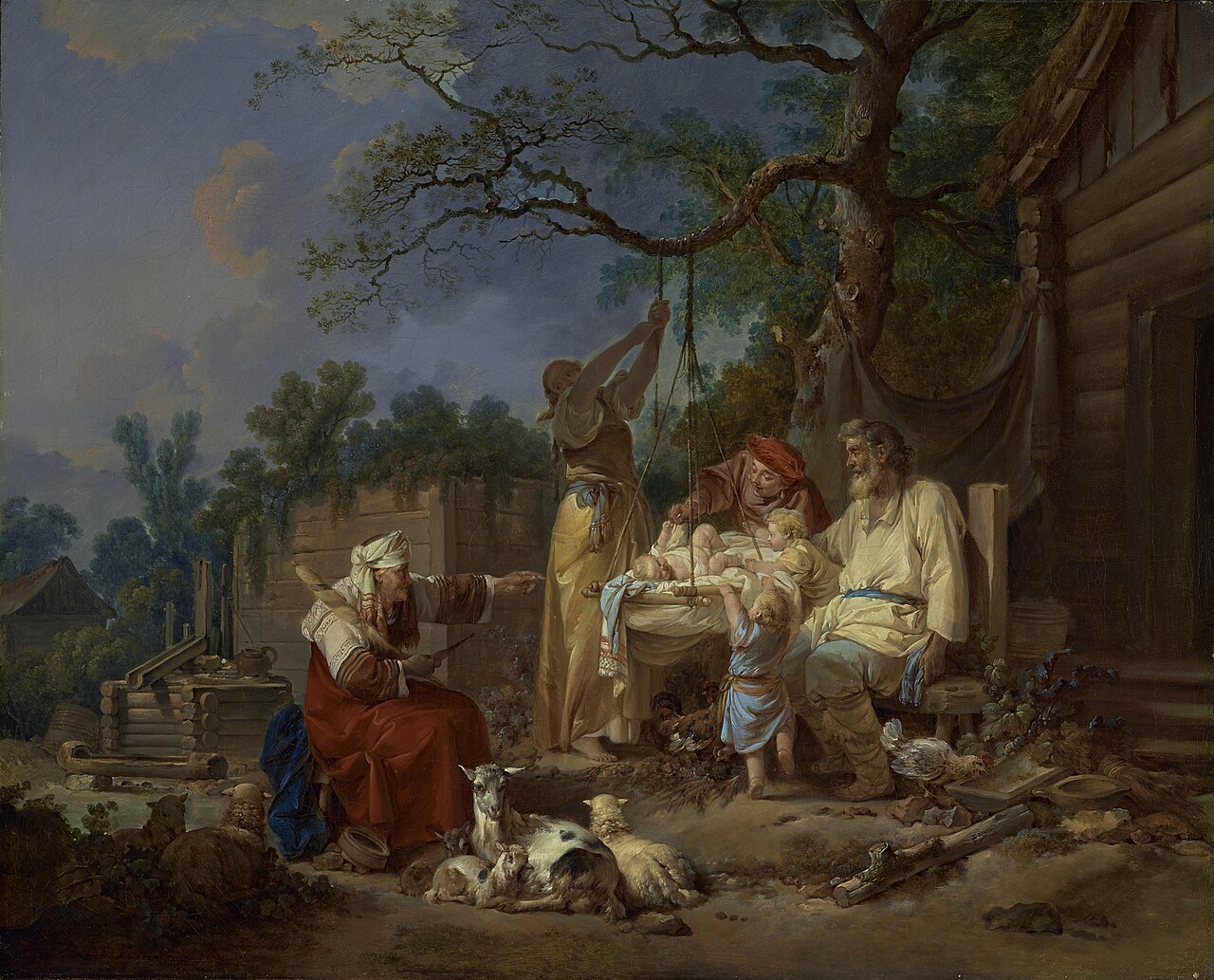 The Russian Cradle by Jean-Baptiste Le Prince