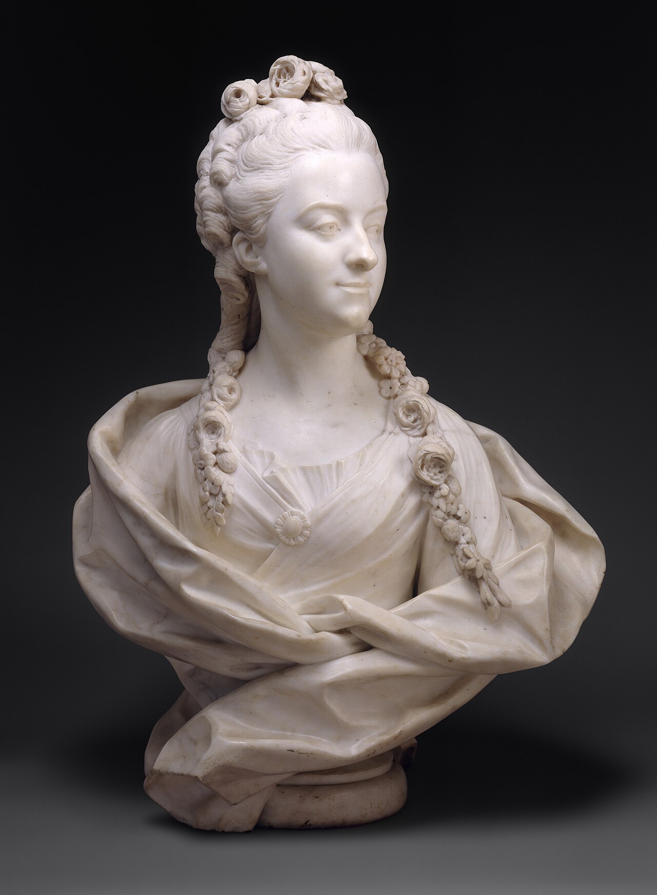 Bust of Geneviève-Françoise Randon de Malboissière by Jean-Baptiste Lemoyne