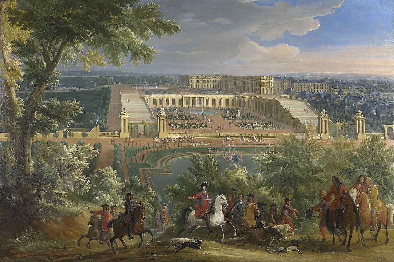 A Stag Hunt at Versailles by Jean-Baptiste Martin