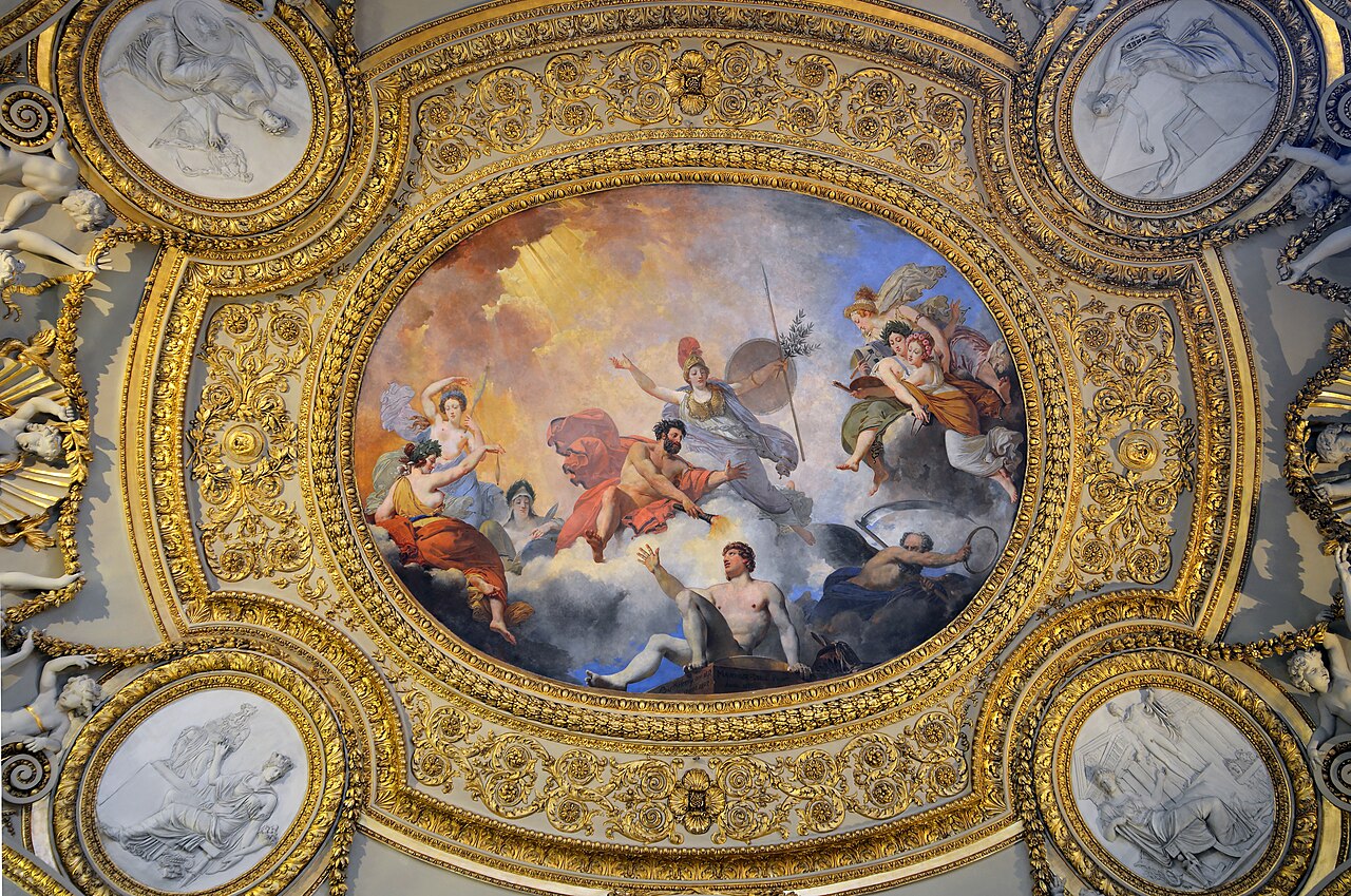 Man formed by Prometheus and animated by Minerva by Jean-Baptiste Mauzaisse