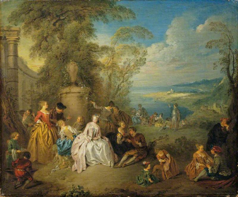 Fête galante by Jean-Baptiste Pater