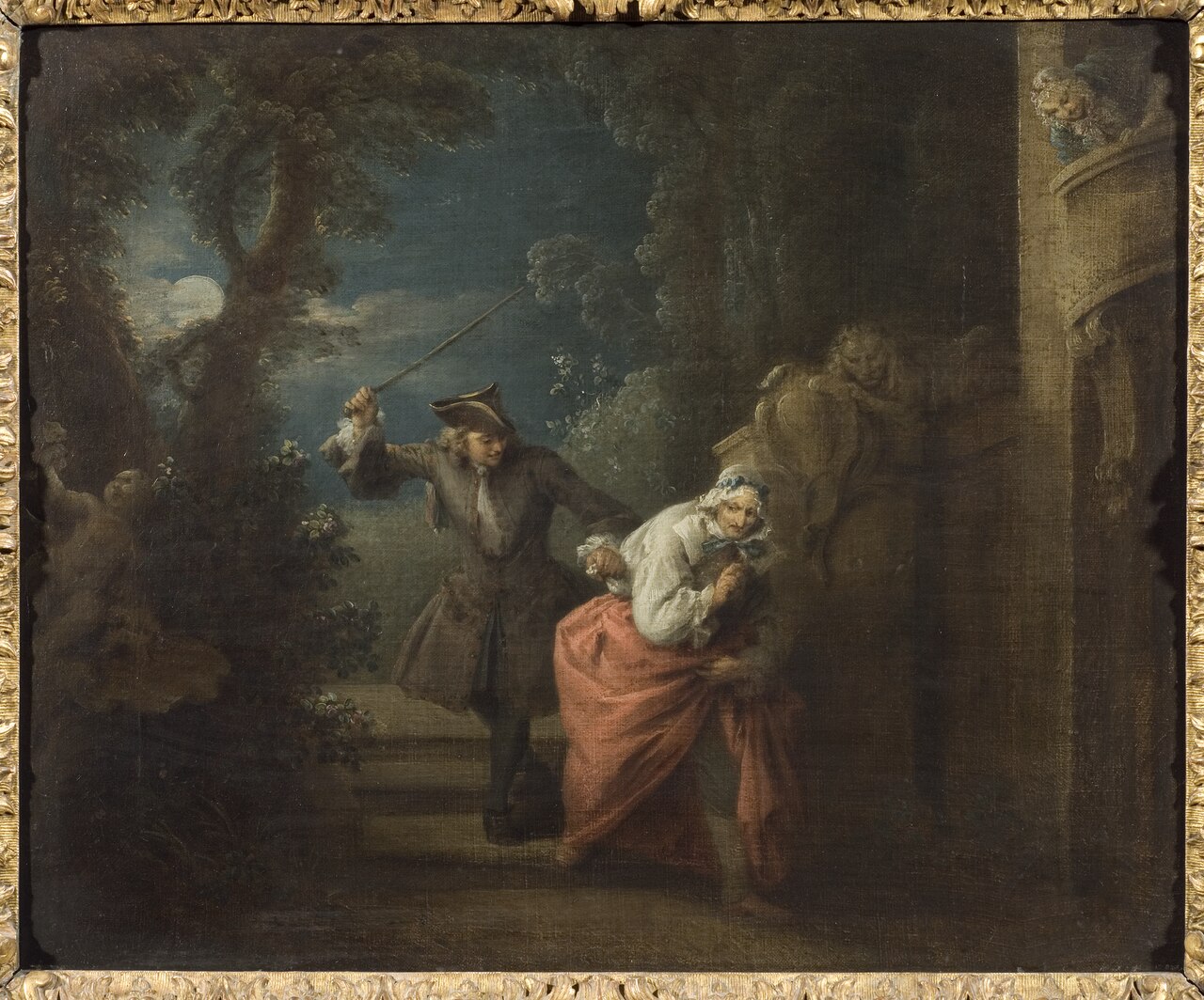 The Cudgelled and Contented Cuckold by Jean-Baptiste Pater