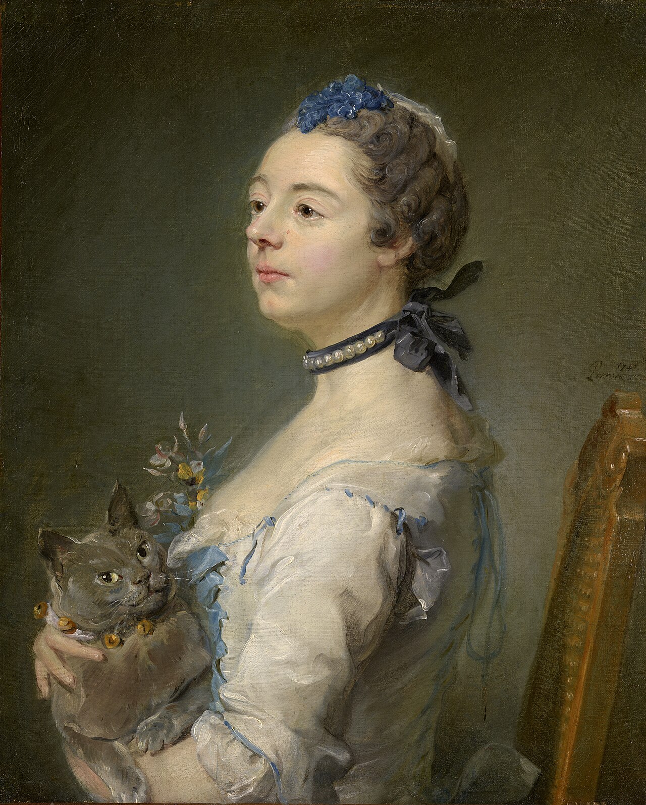Magdaleine Pinceloup de la Grange, née de Parseval by Jean-Baptiste Perronneau