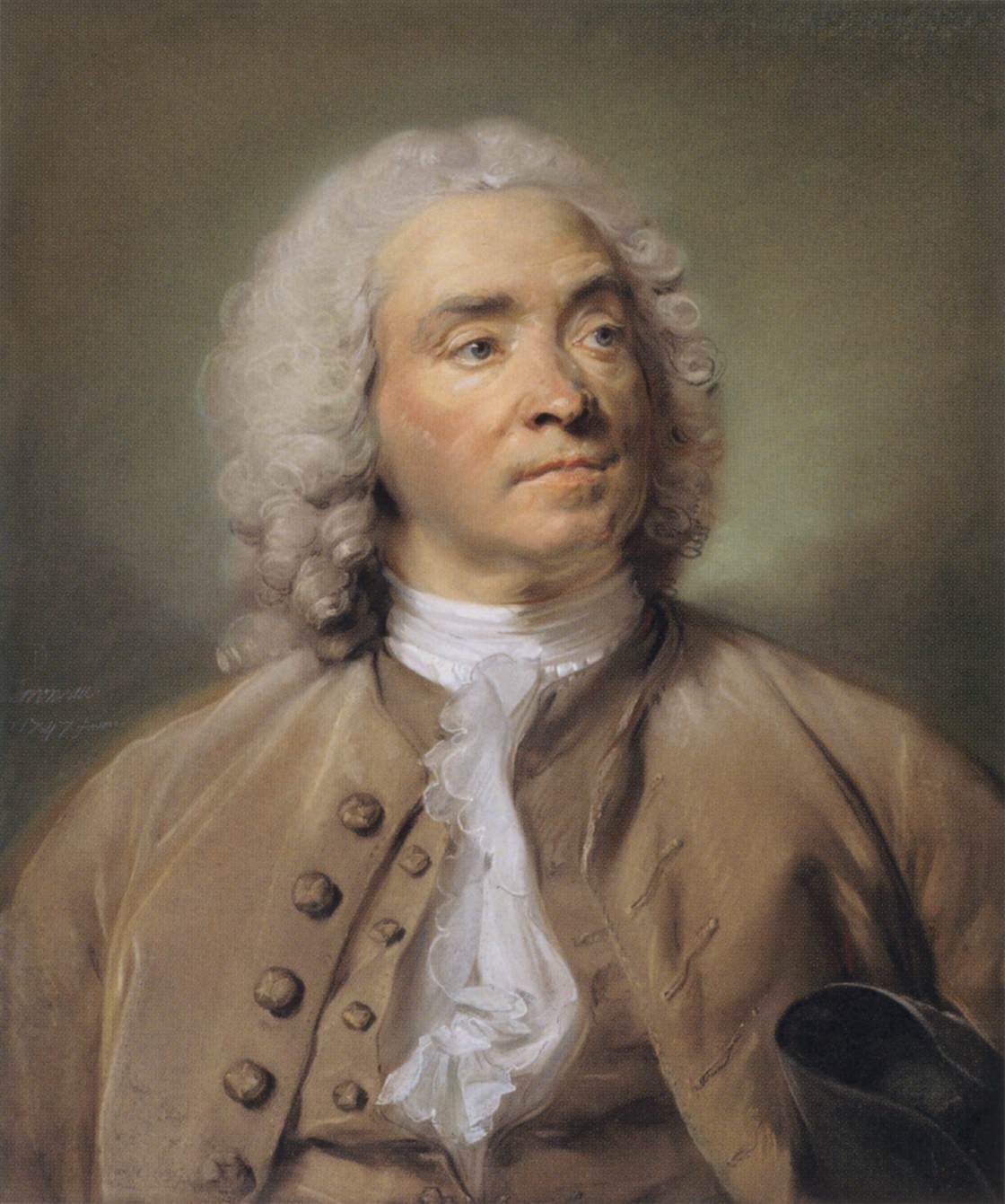 Portrait of Gabriel Huquier by Jean-Baptiste Perronneau