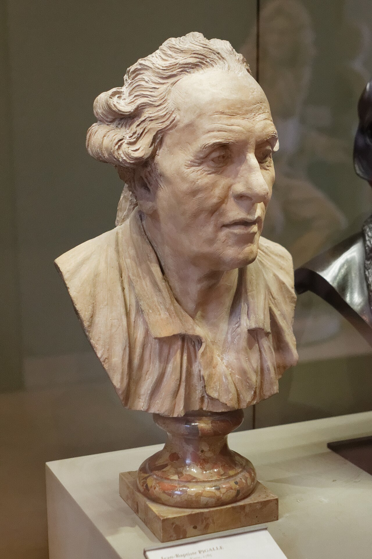 Self-portrait by Jean-Baptiste Pigalle