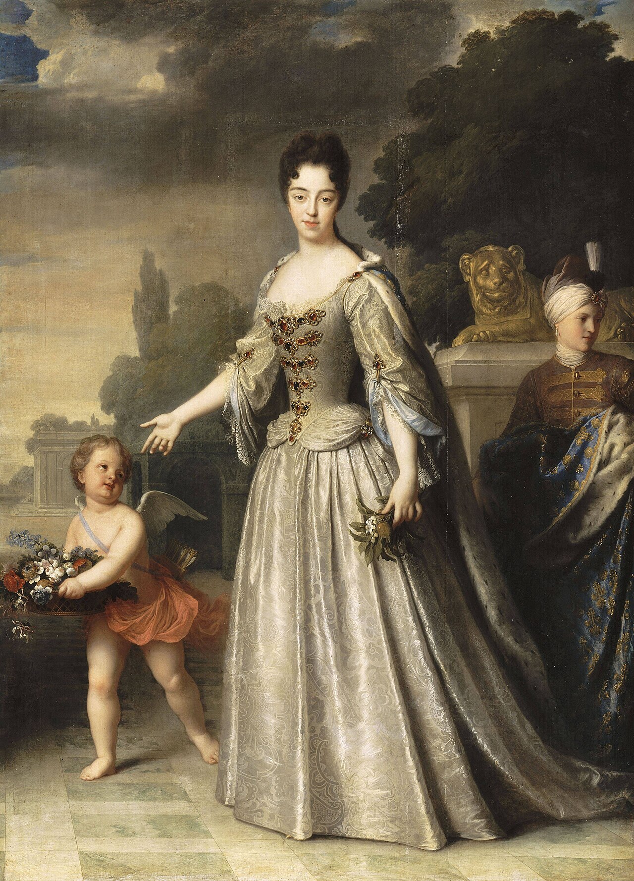 Portrait of Marie Adélaïde of Savoy, Duchess of Burgundy by Jean-Baptiste Santerre