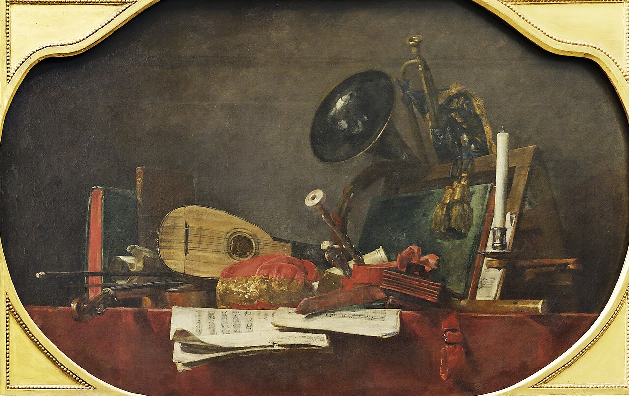 Allegory of Music, Arts and Science by Jean-Baptiste-Siméon Chardin
