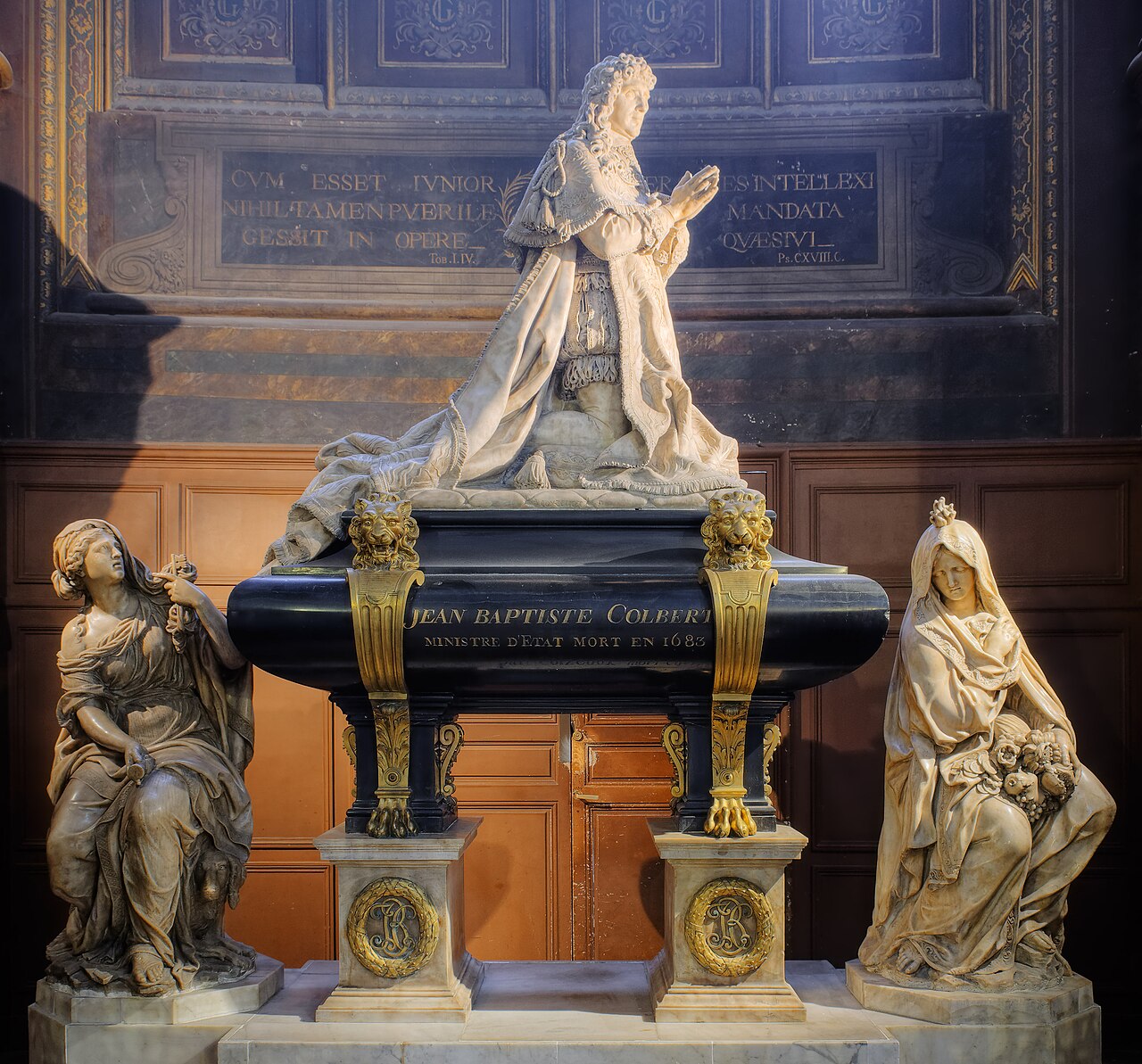 Monument funéraire de Colbert by Jean-Baptiste Tuby