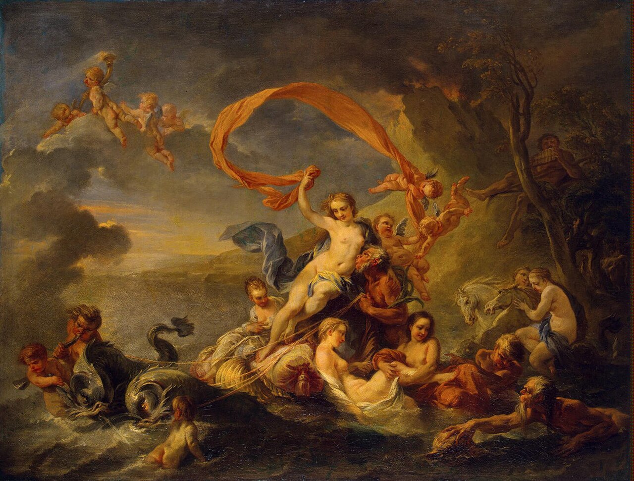 Tiumph of Galatea by Jean-Baptiste van Loo