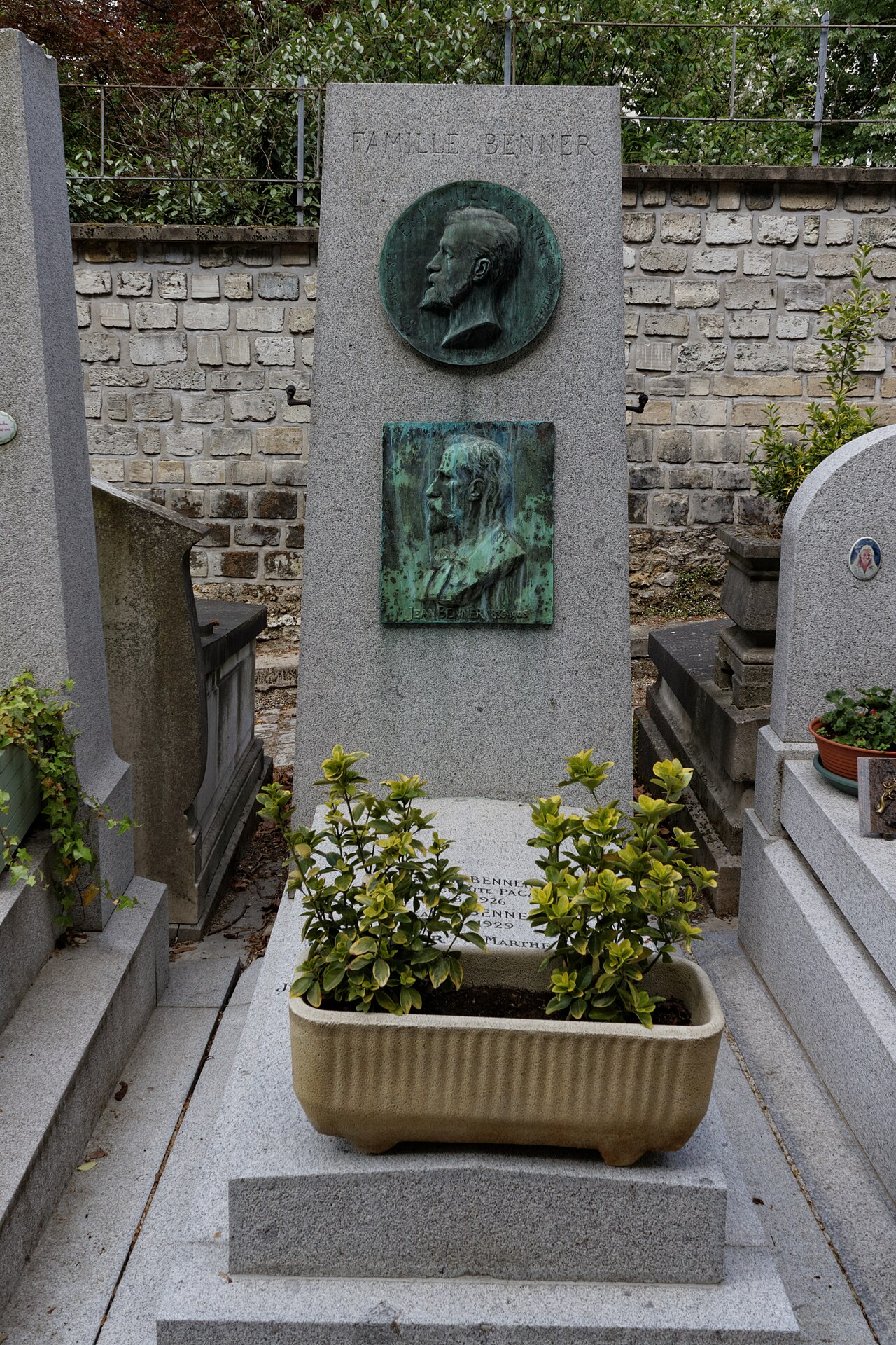 Grave of Benner by Jean Benner