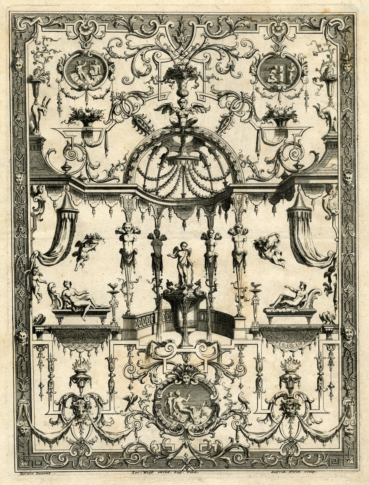 Ornament designs by Jean Bérain the Elder