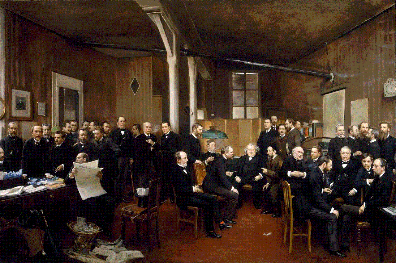 The Newsroom of the Journal des Débats by Jean Béraud