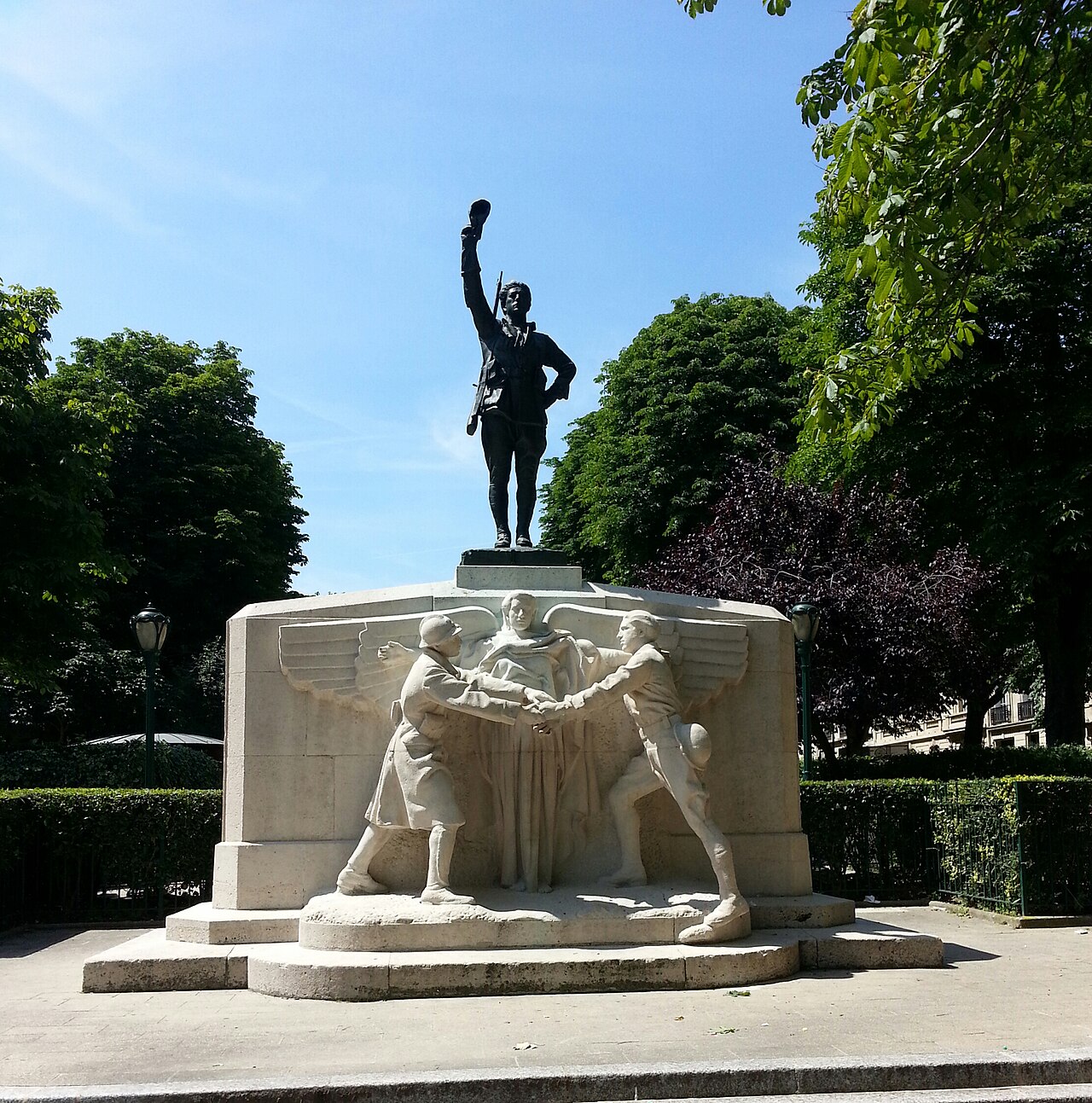 Monument to the American Volunteers by Jean Boucher