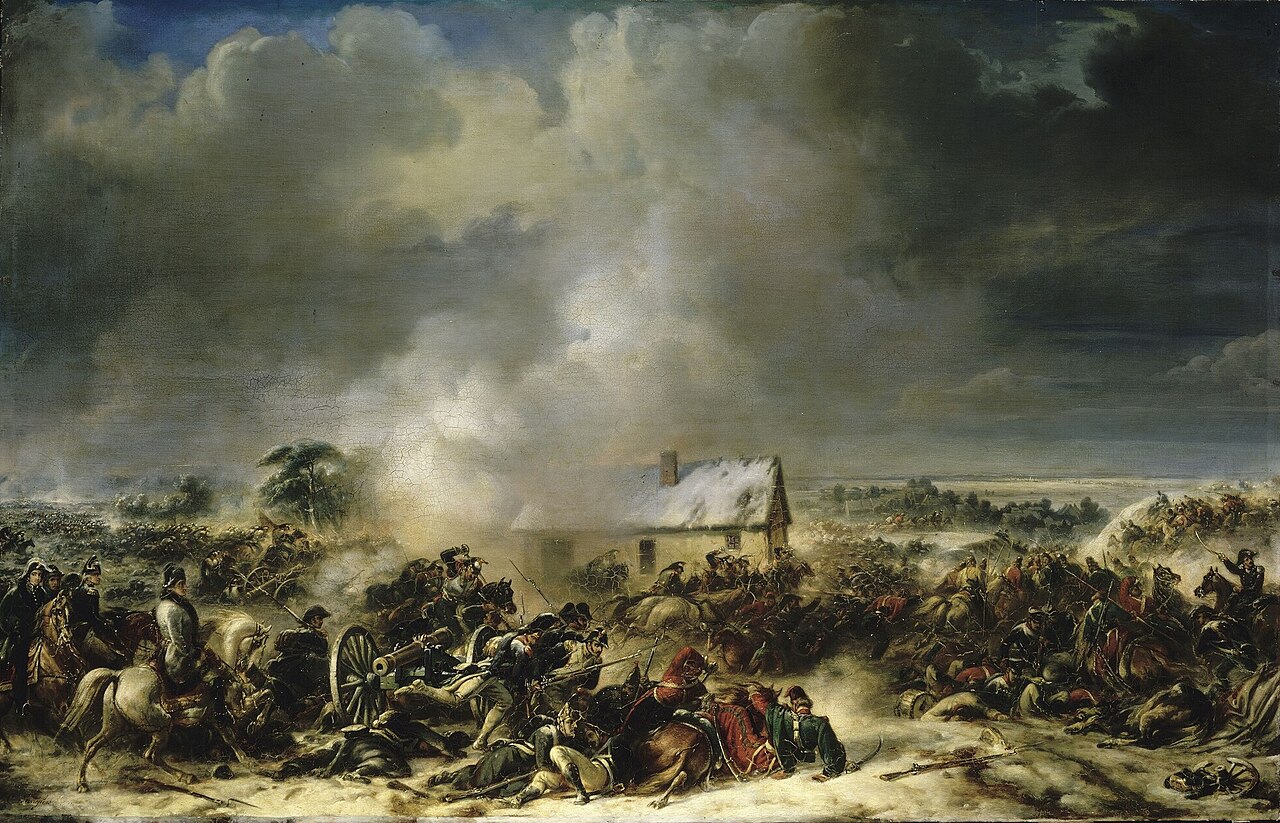 Battle of Hoff, February 6, 1807 by Jean-Charles Langlois