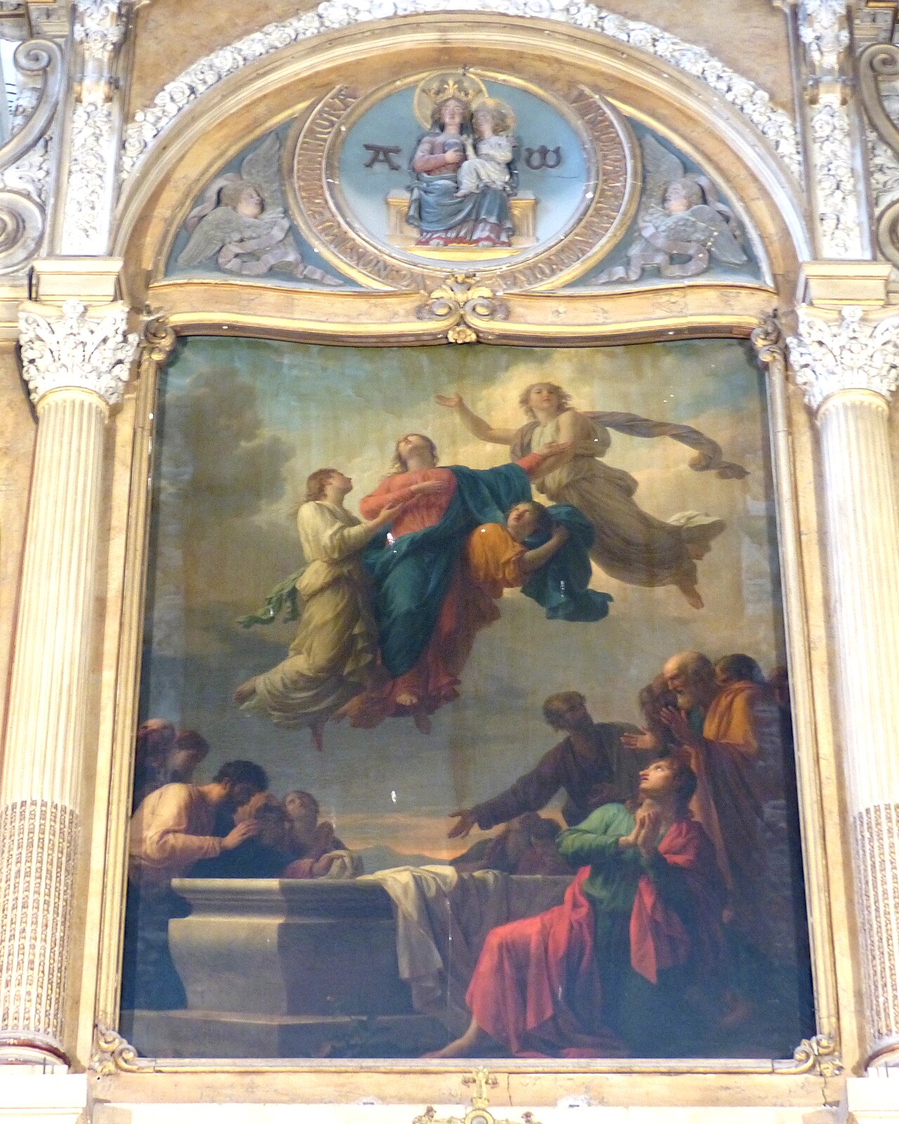 Assumption of the Virgin Mary by Jean-Charles Nicaise Perrin