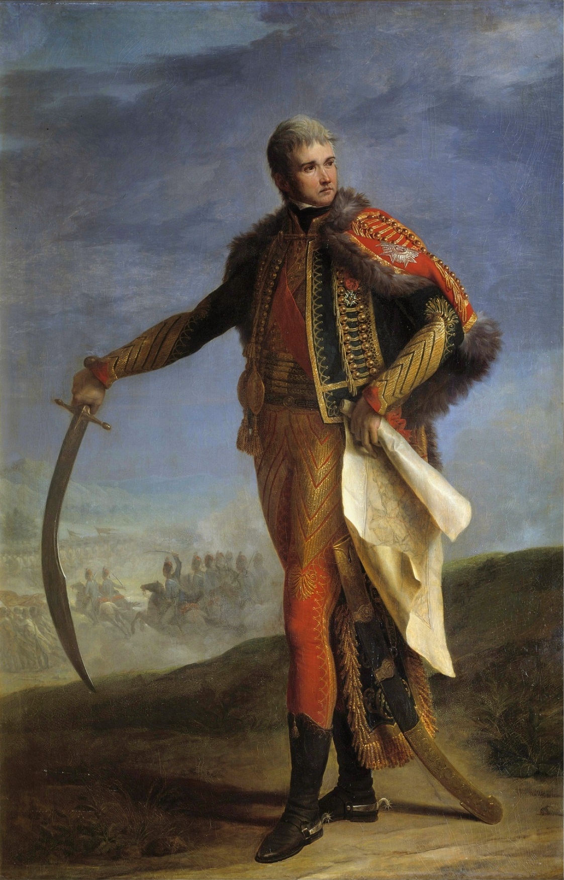 Jean Lannes, Duke of Montebello (1769-1809) by Jean-Charles Nicaise Perrin