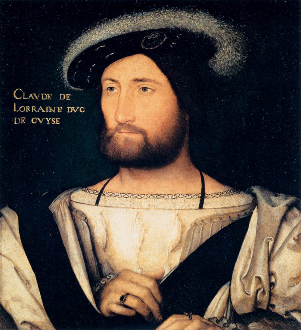 Portrait of Claude of Lorraine, Duke of Guise (1496-1550) by Jean Clouet