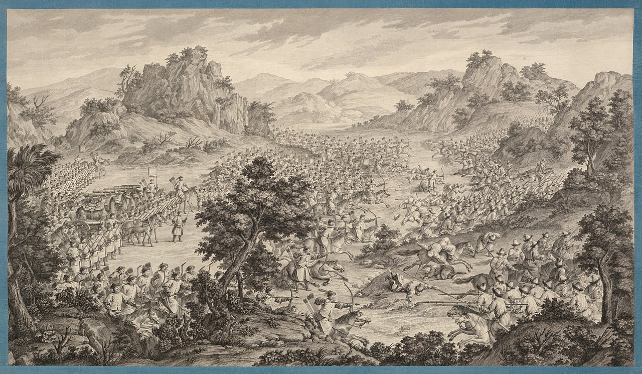 The Battle of Qurman by Jean-Damascène Sallusti
