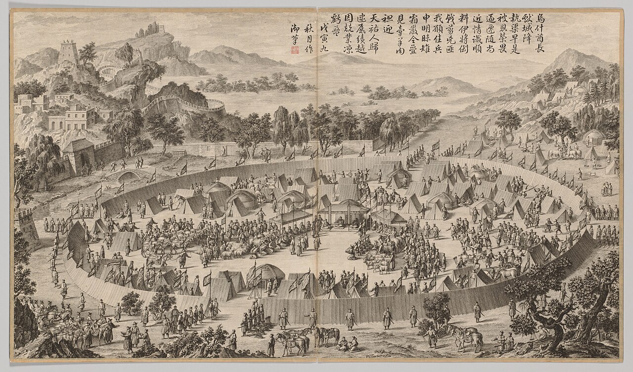 The Chief of Us-Turfan Surrendering his City by Jean-Damascène Sallusti