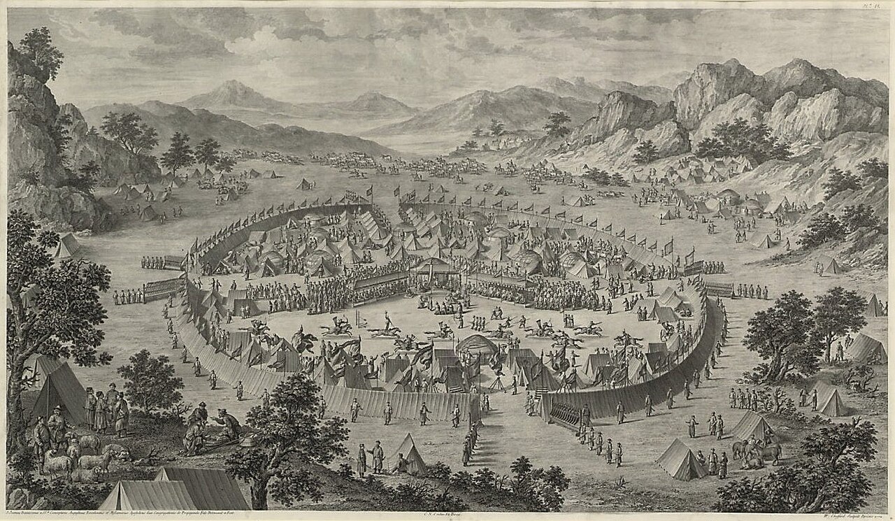 The Surrender of the Khan of Badakhsan by Jean-Damascène Sallusti