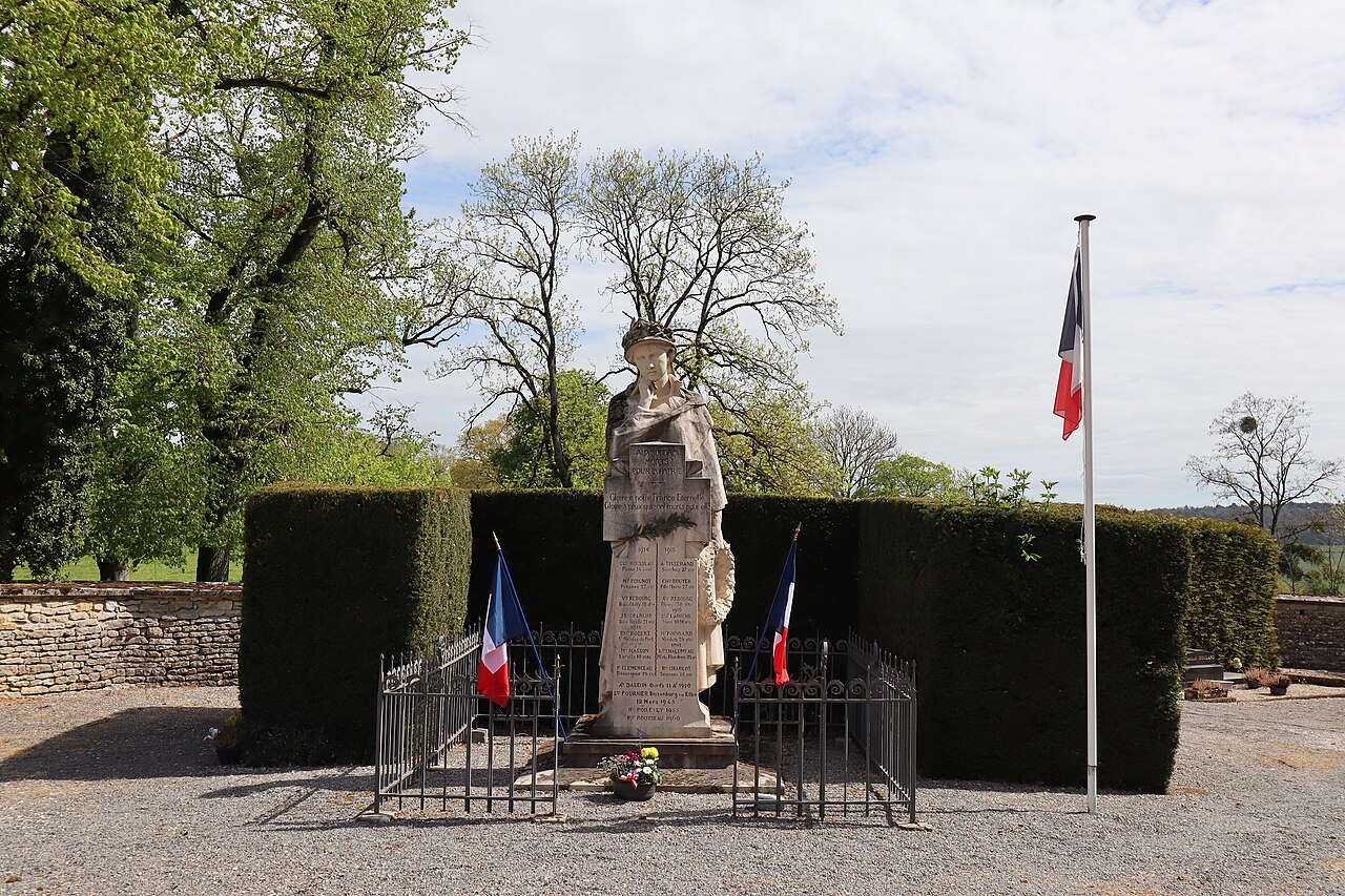 Monument aux morts de Grignon by Jean Dampt