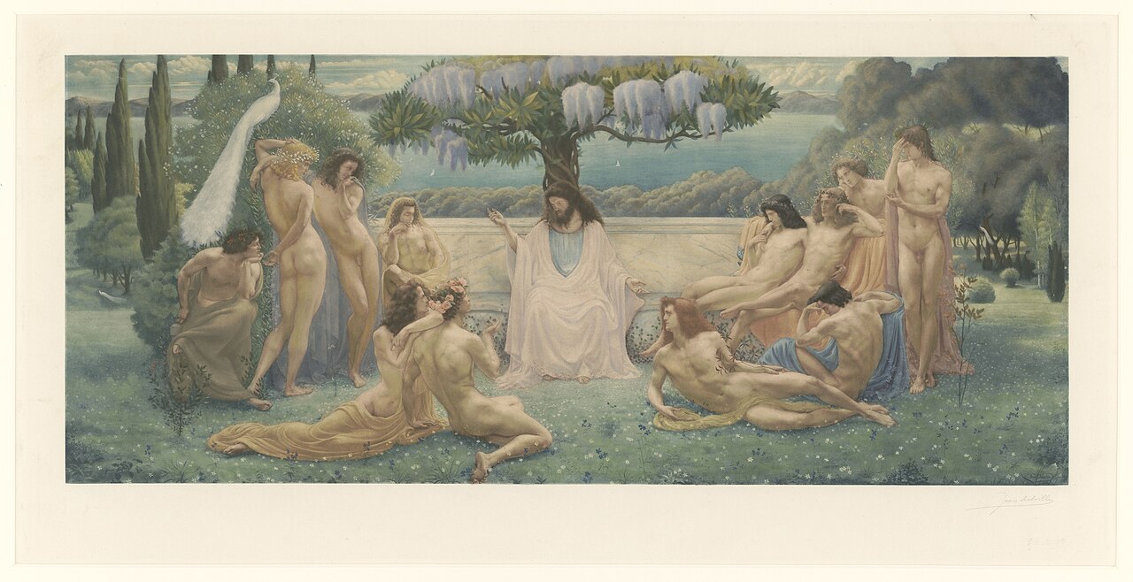 The school of Plato by Jean Delville