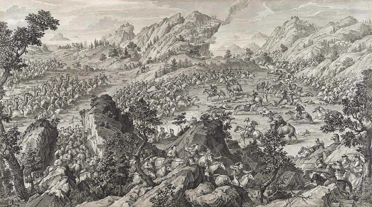 Battle of Arcul by Jean Denis Attiret
