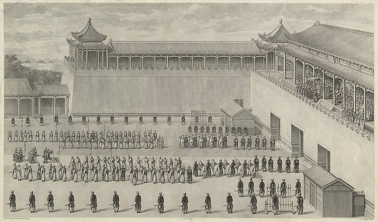Presenting to the Emperor Prisoners Taken During the Subjugation of the Muslim Tribes by Jean Denis Attiret