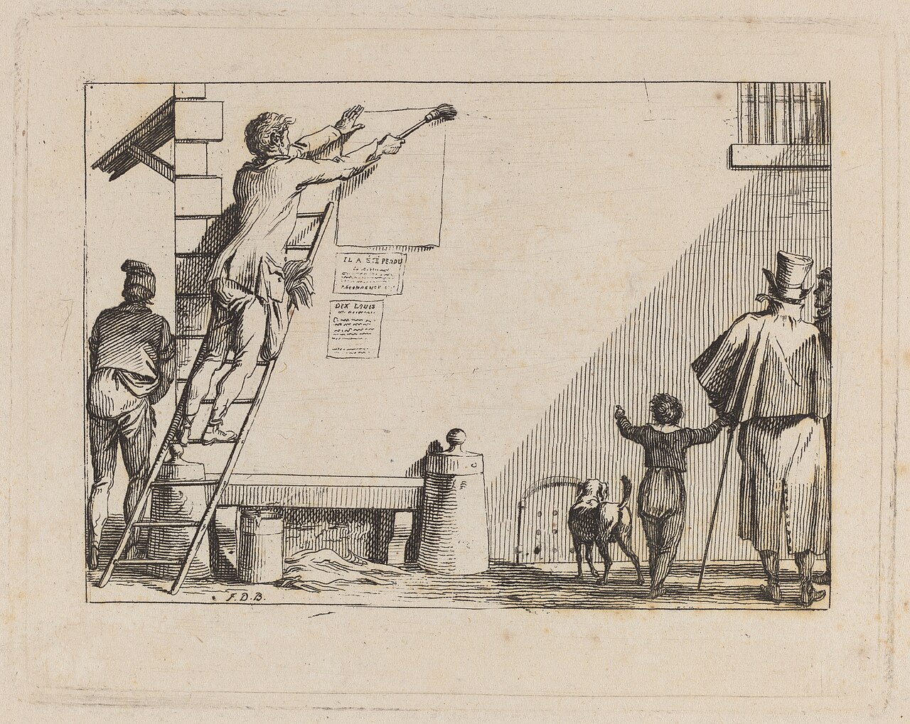 Street Scene by Jean Duplessis-Bertaux