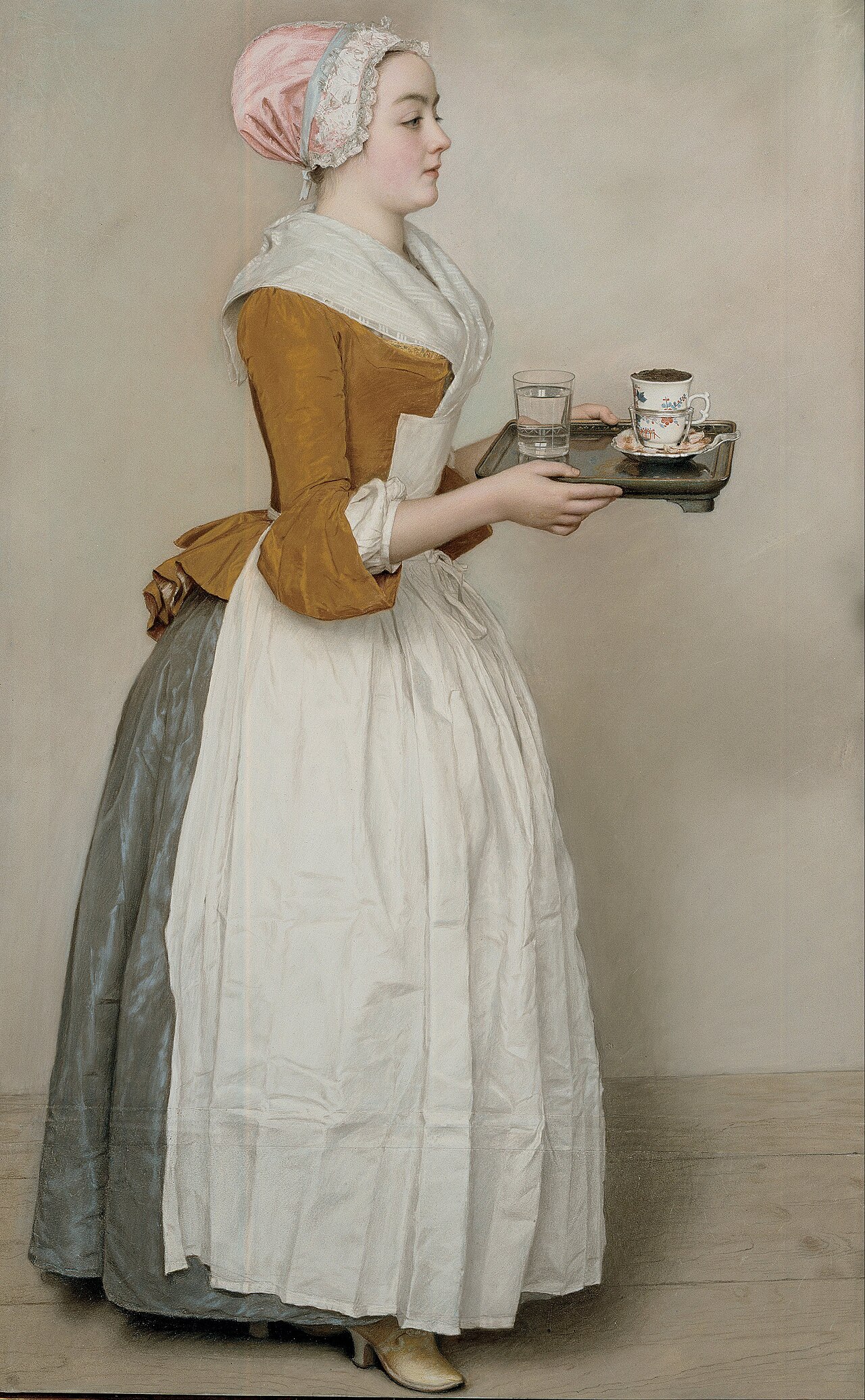 The Chocolate Girl by Jean-Étienne Liotard
