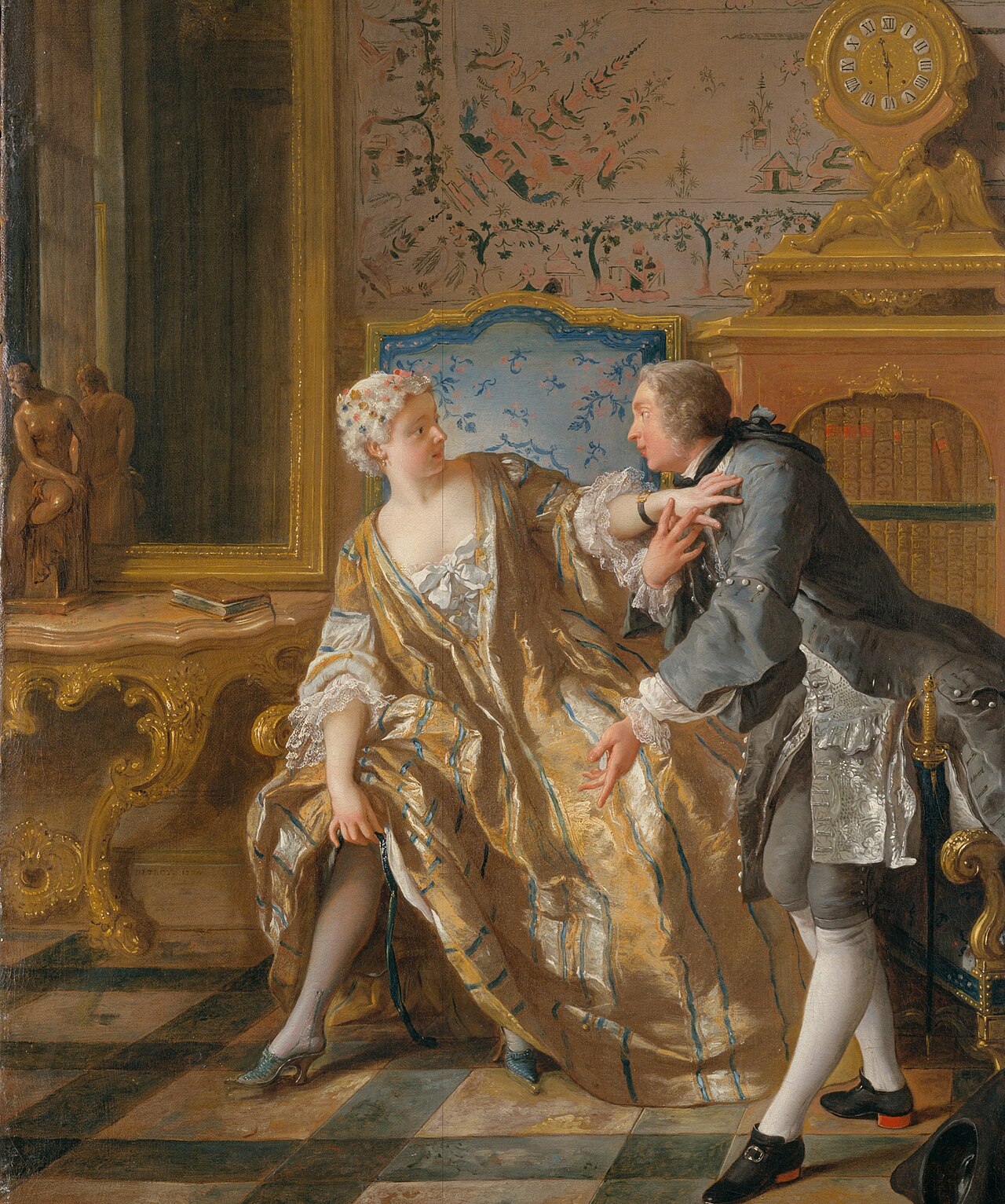 The Garter by Jean-François de Troy